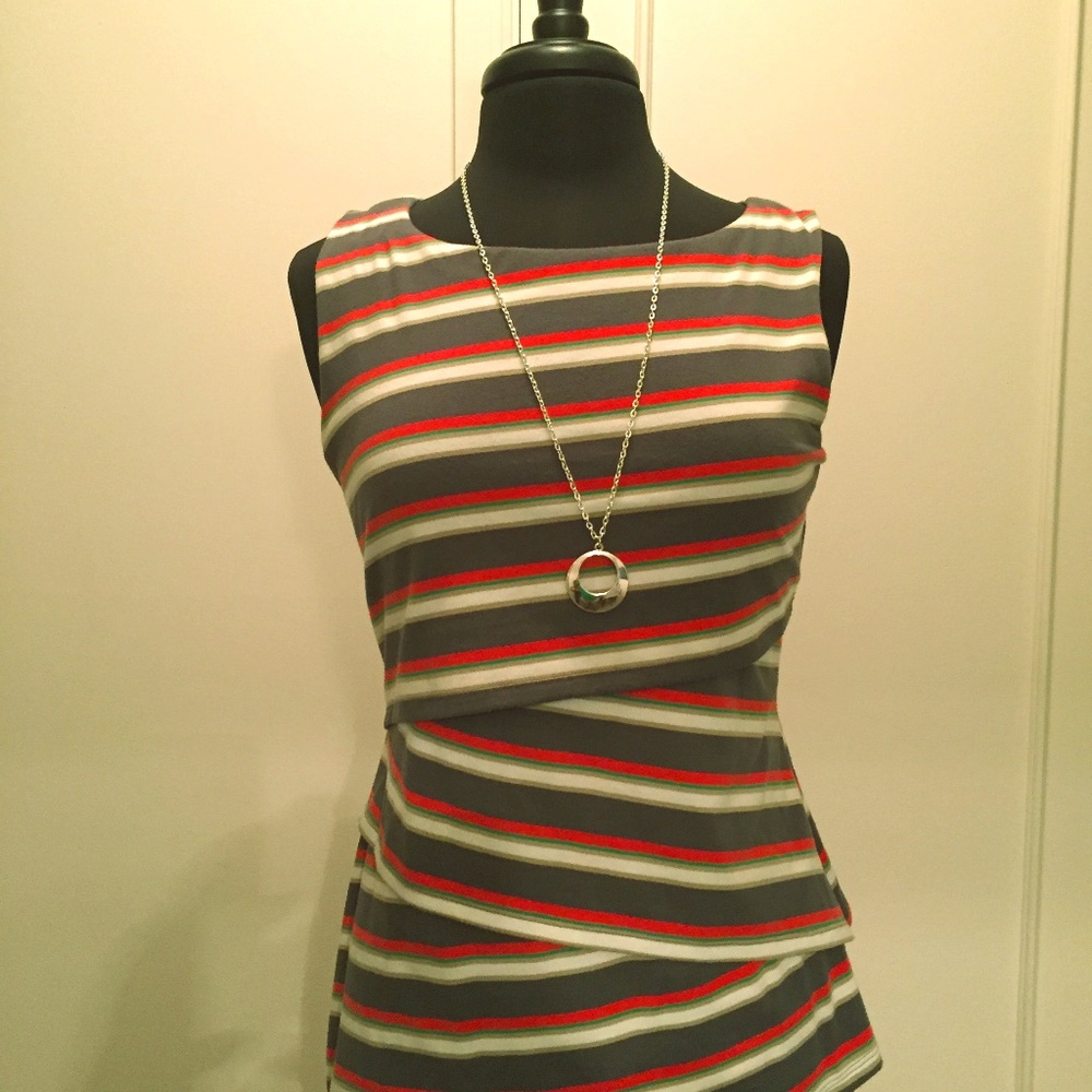 Ronni Nicole Multi Tiered Casual Dress
